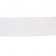 Flat Weaved Elastic to create belts for skirt / trousers 30 mm White x1m