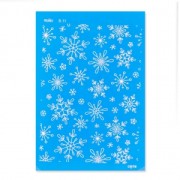 Silk Screen Moiko 74x105 mm - Snowflakes Pattern 8.11|raw }}