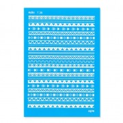 Silk Screen Moiko 74x105 mm - Aztec Triangles Pattern 7.36|raw }}