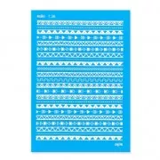 Silk Screen Moiko 74x105 mm - Aztec Triangles Pattern 7.36