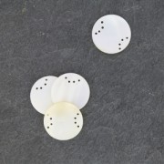 MOP Disc Spacer 8 holes 20 mm Natural