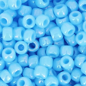 Toho Seed beads 11/0 TO11R403 - Opaque Turquoise Blue AB x8g