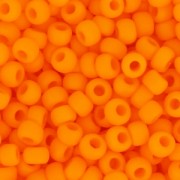 Toho Seed beads 11/0 TO11R42DF - Opaque Orange Mat x8g