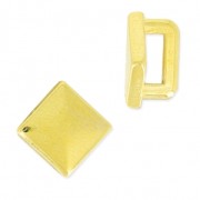 Diamond slider for 5mm lace fine Gold plated x1|raw }}