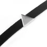 Triangle Slider for 5mm lace fine Gold plated x1