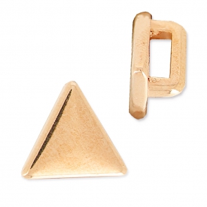 Triangle Slider for 5mm lace Golden rose x1