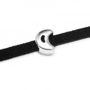 Half Moon slider for 3 mm Lace Golden rose x1