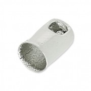 Terminator for 2.5 mm cord rhodium x10|raw }}