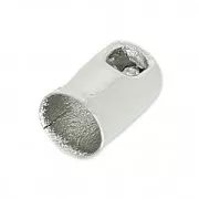 Terminator for 2.5 mm cord rhodium x10