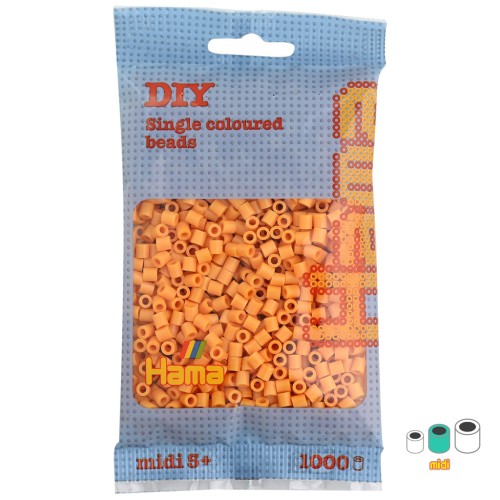 Beads to iron on Hama MIDI 5 mm Teddy Bear Brown (n°60) x1000