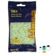 Beads to iron on Hama MIDI 5 mm Phosphorescent Green (n°55) x1000|raw }}