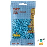 Beads to iron on Hama MIDI 5 mm Blue (n°49) x1000|raw }}