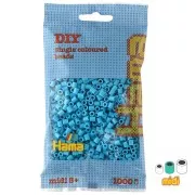 Beads to iron on Hama MIDI 5 mm Blue (n°49) x1000