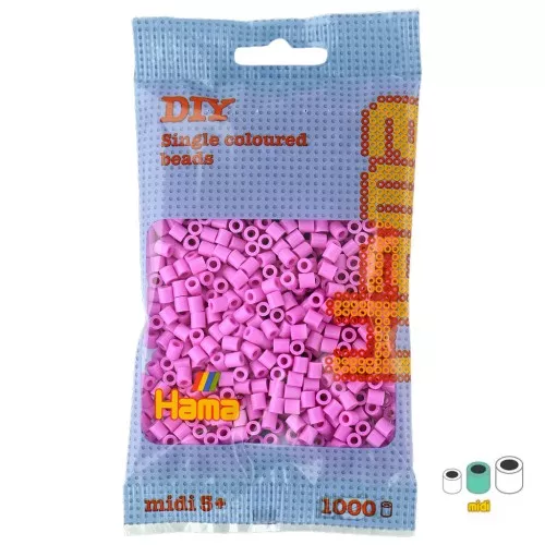 Beads to iron on Hama MIDI 5 mm Pastel Rose (n°48) x1000