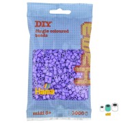 Beads to iron on Hama MIDI 5 mm Pastel Purple (n°45) x1000