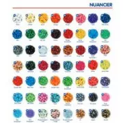 Beads to iron on Hama MIDI 5 mm Neon Blue (n°36) x1000