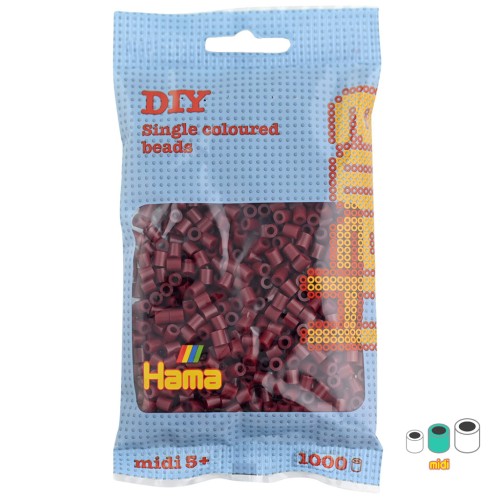 Beads to iron on Hama MIDI 5 mm Burgundy (n°30) x1000
