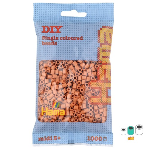 Beads to iron on Hama MIDI 5 mm Light Brown (n°21) x1000