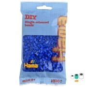 Beads to iron on Hama MIDI 5 mm Dark Blue (n°08) x1000|raw }}