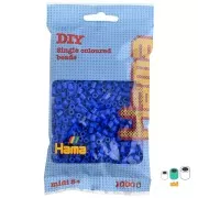 Beads to iron on Hama MIDI 5 mm Dark Blue (n°08) x1000