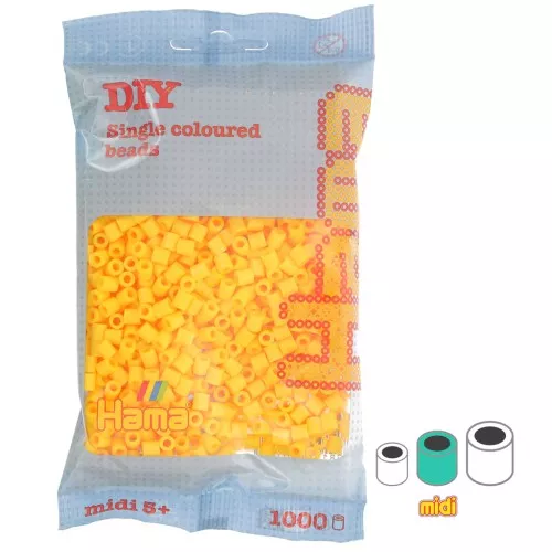 Beads to iron on Hama MIDI 5 mm Yellow (n°03) x1000