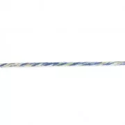 Cotton Twisted Cord 2.5 mm Beige/Blue/White x 1 m