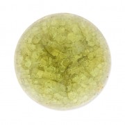 Round Ceramic Cabochon Crackled Finish 20 mm Olivine x1