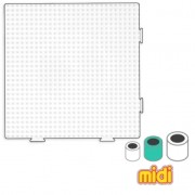 Pegboard Square 14.5 cm for Hama MIDI beads to iron on x1|raw }}