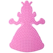 Kid - Princess Pegboard 16x12 cm for Hama MIDI beads to iron on x1 Princess Pegboard 16x12 cm for Hama MIDI beads to iron on x1