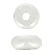 Stopper Bead 7 mm with a hole of 2.5 mm Sterling Silver 925 x1