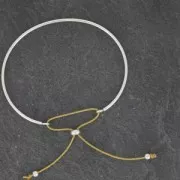 Stoppers Beads 5 mm with a hole of 2 mm Sterling Silver 925 x2