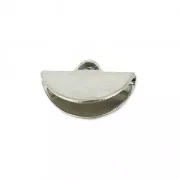 Half-Moon Clamp Terminator 10.5x6.5 mm Rhodium x1