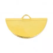 Half-Moon Clamp Terminator 19.5x11.5 mm Golden x1