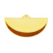 Half-Moon Clamp Terminator 19.5x11.5 mm Golden x1