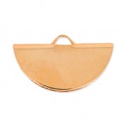 Half-Moon Clamp Terminator 19.5x11.5 mm Golden Rose x1|raw }}