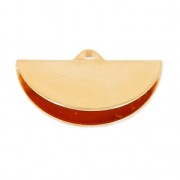 Half-Moon Clamp Terminator 19.5x11.5 mm Golden Rose x1