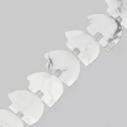 Bead White Polar Bear Bead 14 mm Howlite x1