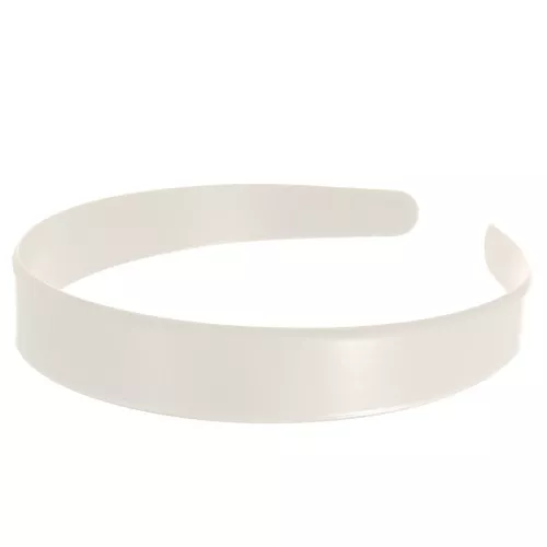 20mm Customisable Soft Plastic Headband - Beige x1