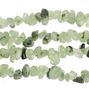 8–11 mm gemstone bead — Rutilated Quartz x 76 cm