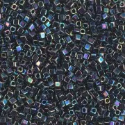Miyuki 1.8 mm Cubes SB18-0455 - Variegated Blue Iris Metallic x10g
