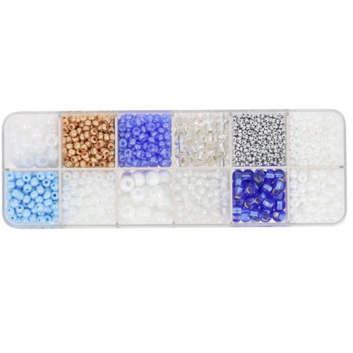 Seed beads assortment Preciosa Ornela Winter x200g