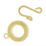 Clasp Hook 15mm Golden x1