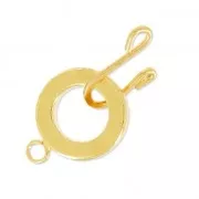 Clasp Hook 15mm Golden x1