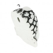Bouddha Pendant Yak Bones Imitation 38.5 mm White/Black x1