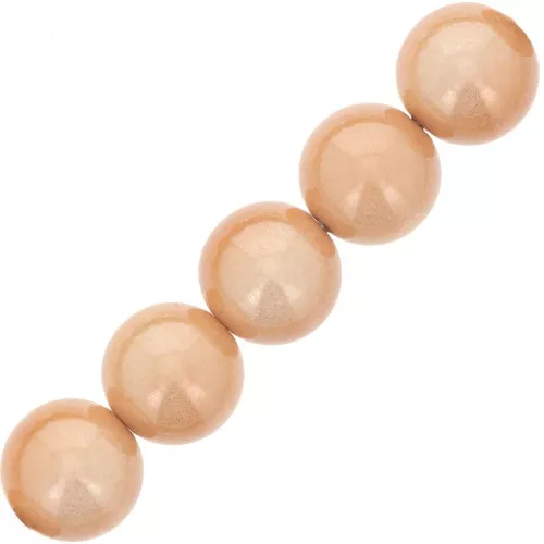 Miracle bead 12mm Beige x1