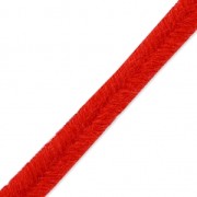 Shiri Velvet Braid Made in Italy 4 mm Red x1m|raw }}