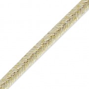Metallic Braid Made in Italy 2 mm Gold/Golden x1m|raw }}