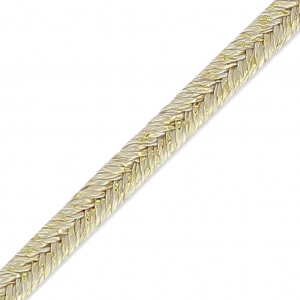 Metallic Braid Made in Italy 2 mm Gold/Golden x1m