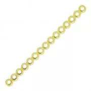 15 Loops Spacer 51x3.4mm fine Gold plated x1
