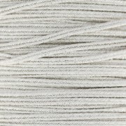 Metallic Braid Made in Italy 2 mm Silver/Silver x1m